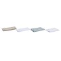 Set de Paños DKD Home Decor Azul Marrón Blanco (40 x 60 x 0,5 cm) (2 Unidades)