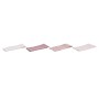 Ensemble de Chiffons DKD Home Decor Rose Blanc (60 x 40 x 0,5 cm) (2 Unités)