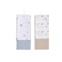 Ensemble de Chiffons DKD Home Decor Bleu Marron Blanc (60 x 40 x 0,5 cm) (2 Unités)