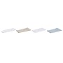 Set de Paños DKD Home Decor Azul Marrón Blanco (60 x 40 x 0,5 cm) (2 Unidades)