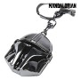 Porte-clés 3D The Mandalorian Argenté Silver