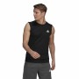 Maillot de Corps sans Manches pour Homme Adidas Aeroready D2M Noir