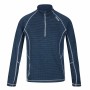 Camiseta de Manga Larga Hombre Regatta Yonder Half-Zip Azul oscuro