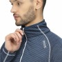 Camiseta de Manga Larga Hombre Regatta Yonder Half-Zip Azul oscuro