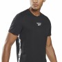 Camiseta de Manga Corta Hombre Reebok Identity Negro