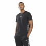 Camiseta de Manga Corta Hombre Reebok Identity Negro