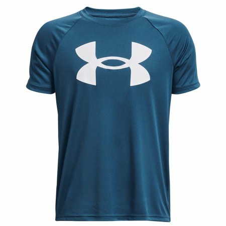 Camiseta de Manga Corta Infantil Under Armour Big Logo Azul