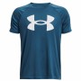 Camiseta de Manga Corta Infantil Under Armour Big Logo Azul