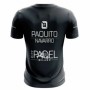 Camiseta de Manga Corta Infantil Bullpadel Odeon Paquito Navarro Negro