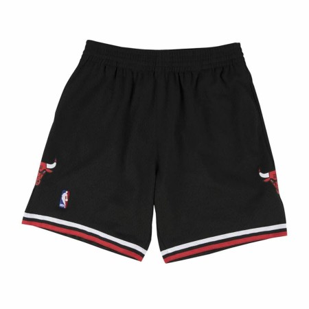 Pantalón Corto Deportivo Unisex Mitchell & Ness Chicago Bulls Negro