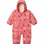 Combinaison pour enfants Columbia Powder Lite Reversible Corail