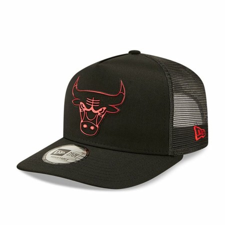 Gorra Deportiva Chicago Bulls New Era Foil Logo Negro (Talla única)