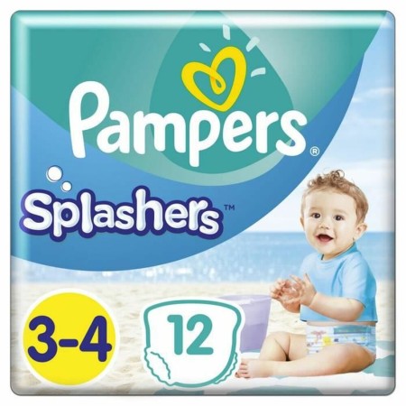 Couches jetables Pampers Splashers 3-4