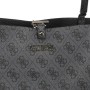 Sac-à-main Femme Guess Alby Toggle Noir Gris
