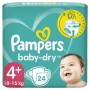 Couches jetables Pampers Baby-Dry 4+ 4 (24 uds)