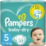 Couches jetables Pampers Baby-Dry 5 (23 uds)