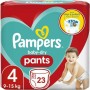 Couches jetables Pampers Baby-Dry 4 (23 uds)