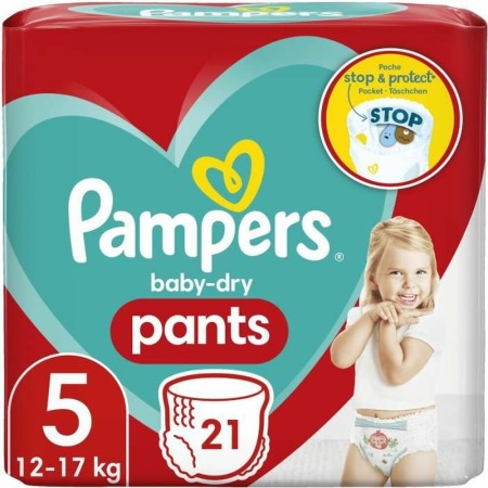 Couches jetables Pampers Baby-Dry 5 (21 uds)