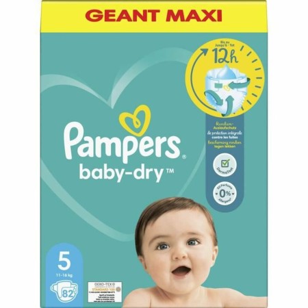 Couches jetables Pampers Baby-Dry 6 5 (82 uds)