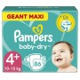 Pañales Desechables Pampers Baby-Dry 4+ 4 (86 uds)