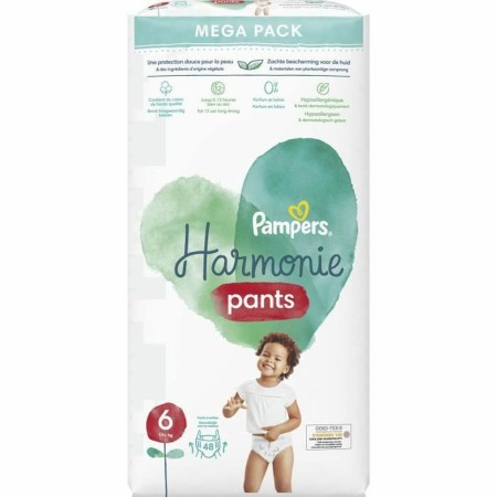 Couches jetables Pampers Harmonie 6 (48 uds)