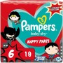 Pañales Desechables Pampers Baby-Dry 6 6 Años (19 uds)