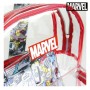 Mochila Escolar Marvel 72901 Transparente Rojo