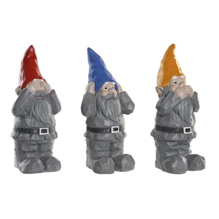 Figurine Décorative DKD Home Decor Gnome Magnésium (25 x 18,3 x 48,2 cm) (3 Unités)