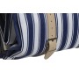Cesta DKD Home Decor Pícnic Marrón Azul marino Mimbre (42 x 30 x 20 cm)