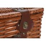 Cesta DKD Home Decor Pícnic Natural Azul Mimbre (40 x 28 x 20 cm)