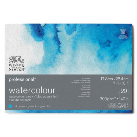 Bloc de acuarela Winsor & Newton Watercolour Professional (Reacondicionado B)