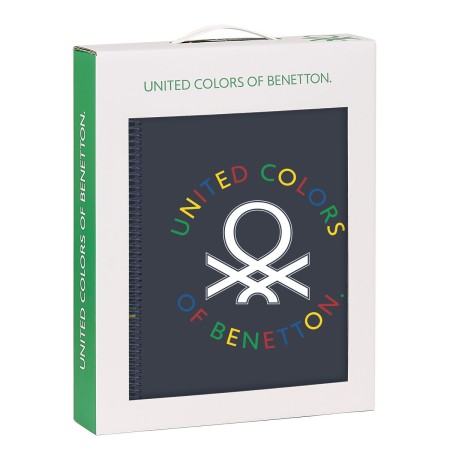 Set de Papelería Benetton Sixties 2 Piezas Azul marino