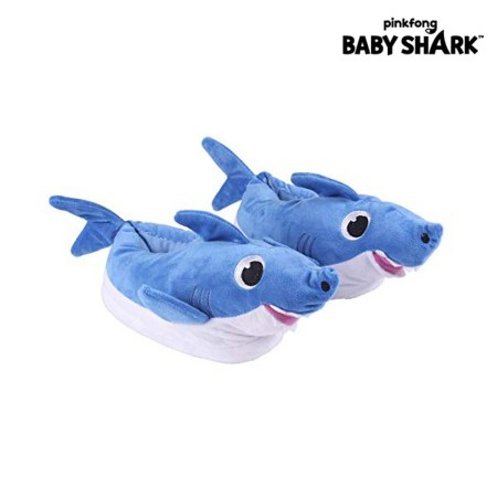 Chaussons Pour Enfant 3D Baby Shark Bleu