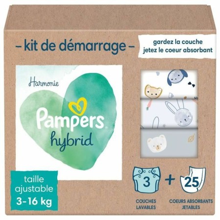 Couches Pampers Harmonie Hybrid 25 uds