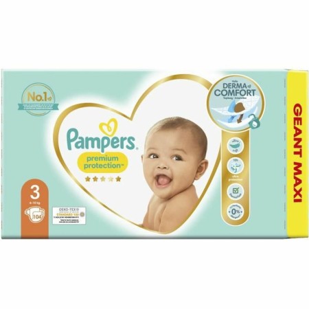 Couches jetables Pampers Premium Protection 3 (104 uds)