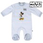 Barboteuse à Manches Longues pour Bébé Mickey Mouse Gris Blanc