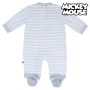 Barboteuse à Manches Longues pour Bébé Mickey Mouse Gris Blanc