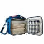 Bolsa Reutilizable para Alimentos Bergner Walking Bus Azul Poliéster (23 x 22 x 13,5 cm)