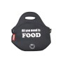 Bolsa Reutilizable para Alimentos Bergner All you need is Food Negro Poliéster (30 x 30 x 17 cm)