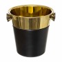 Sceau à Glace 5five Party Gold Noir Doré Acier inoxydable (23,5 x 21 cm)