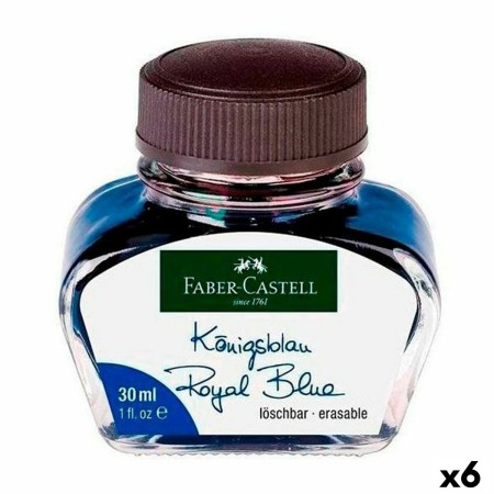 Tinta Faber-Castell Azul 30 ml 6 Unidades