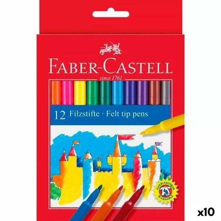 Ensemble de Marqueurs Faber-Castell Multicouleur 10 Unités