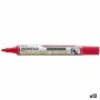 Rotulador permanente Pentel NLF50 Rojo 12 Unidades