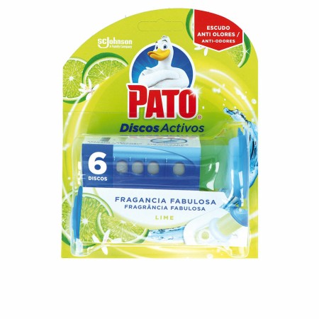 Ambientador de inodoro Pato Discos Activos Lima 6 Unidades Desinfectante