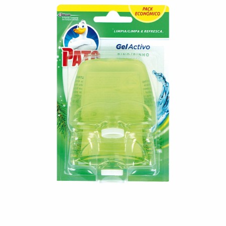 Ambientador de inodoro Pato Gel Activo Pino 2 Unidades Desinfectante