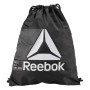 Bolsa Mochila con Cuerdas Reebok Act Fon Gymsack Negro