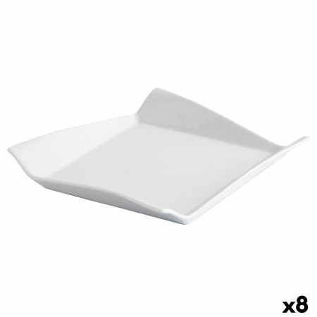 Assiette Quid Gastro Fresh Sandwich Céramique Blanc (17,5 cm) (8 Unités)