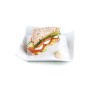 Plato Quid Gastro Fresh Sándwich Cerámica Blanco (17,5 cm) (8 Unidades)