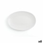 Plat à Gratin Ariane Coupe Oblongue Céramique Blanc (Ø 32 cm) (6 Unités)