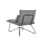 Fauteuil DKD Home Decor Noir Gris Métal (66 x 78 x 75 cm)